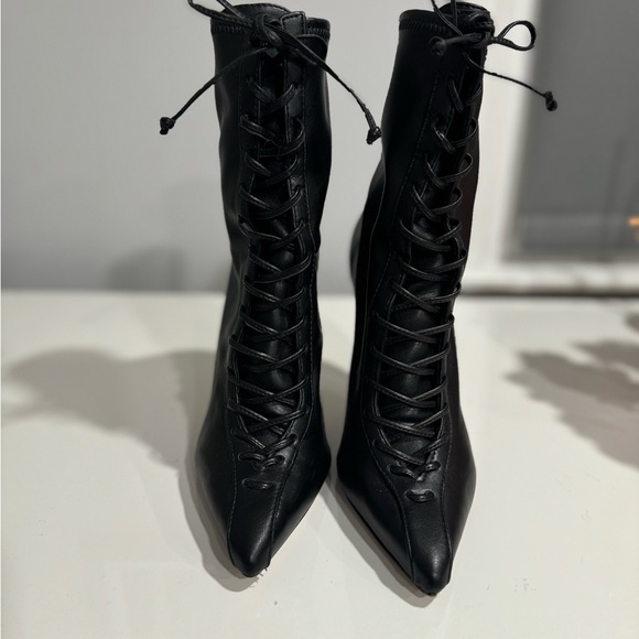 Schutz Black Booties - Picture 3 of 5